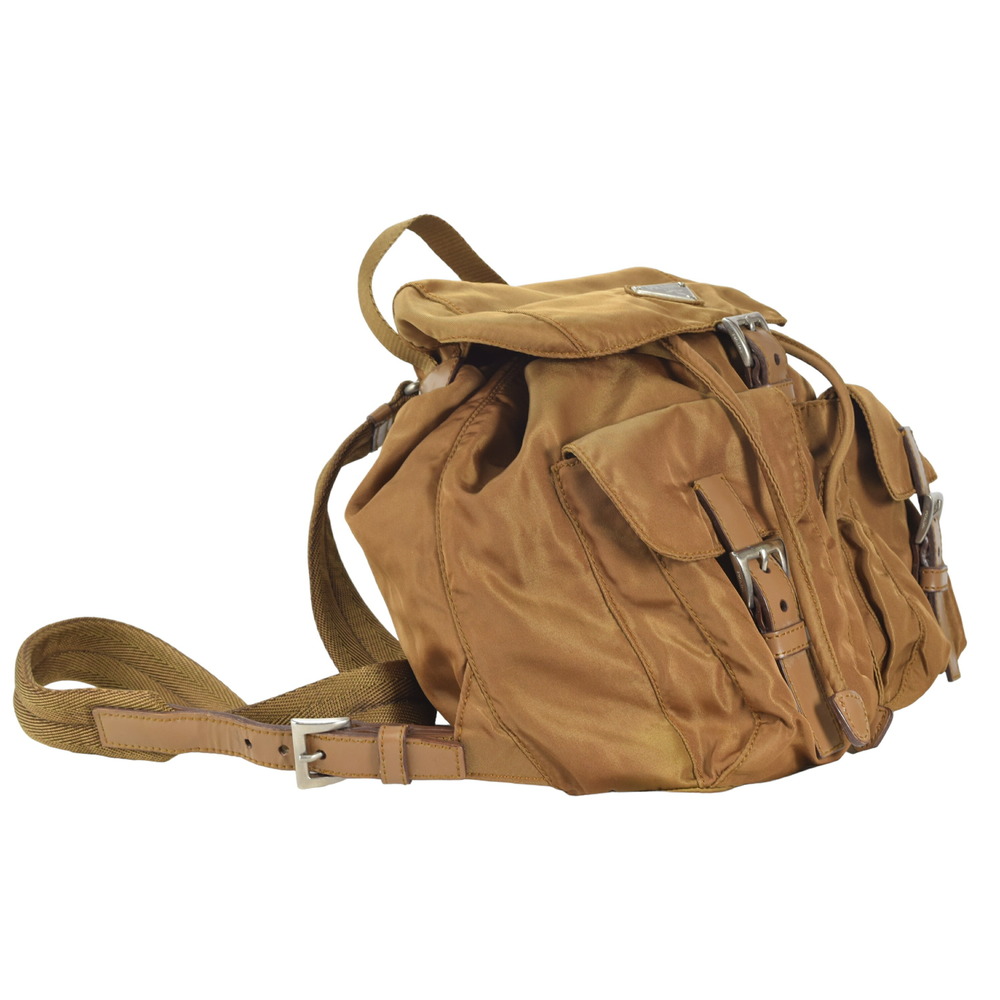 Prada Rucksack Backpack Backpack Nylon Khaki Gree… - image 2